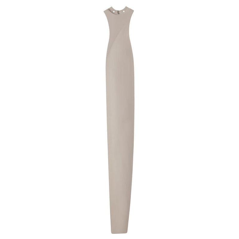 Fanimation Spitfire DC 96in 3-Blade Set | Brushed Nickel Buttonwood Fan Blades | Indoor & Outdoor Damp Rated | 47 x 6 x 2 in | Model B6720-96BN