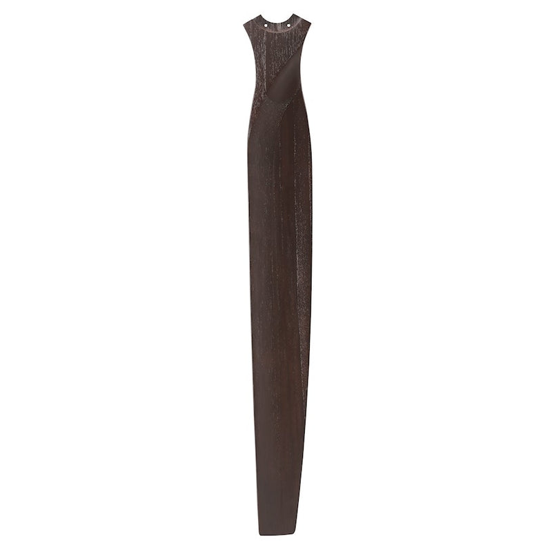 Fanimation Spitfire DC 96in 3-Blade Set | Dark Walnut Buttonwood Fan Blades | Indoor & Outdoor Damp Rated | 47 x 6 x 2 in | Model B6720-96DWA