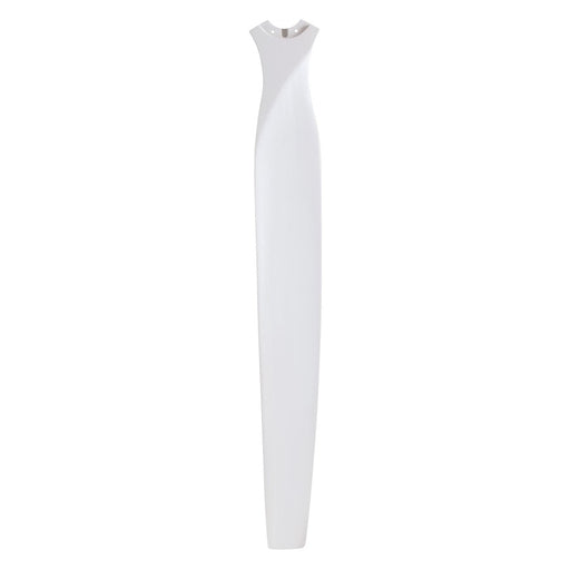 Fanimation Spitfire 96in 3-Blade Set | Matte White Buttonwood Ceiling Fan Blades | Indoor & Outdoor Damp Rated | 47 x 6 x 1.5 in | Model B6720-96MW