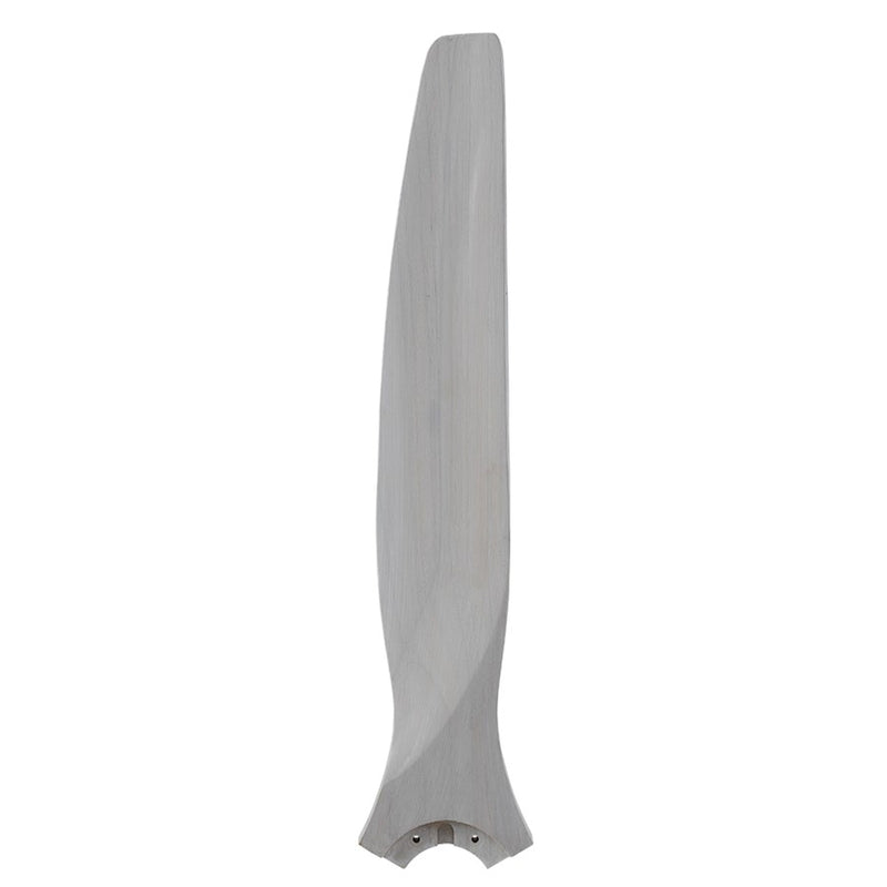 Fanimation Spitfire 29in 3-Blade Set | White Washed Buttonwood Fan Blades | Replacement Blades for Damp Locations | Model B6720WW