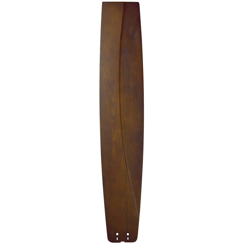 Fanimation 36in 5-Blade Set | Carved Wood Walnut | Ceiling Fan Blades | 36 x 6.88 x 0.47 in | Model B6830WA