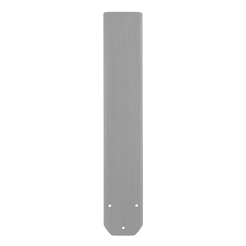 Fanimation 52in Brushed Nickel Wood Fan Blades Set of 8 | Modern Metallic Finish | Replacement Blades for Ceiling Fans | Model B7914BN