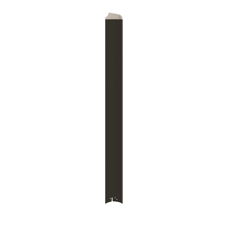 Fanimation Stellar 84in 8-Blade Set | Silver Aluminum with Black Tip | Ceiling Fan Blades for Wet Locations | 39 x 4 x 1 in | Model B7993-84SLW