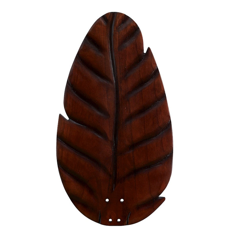 Fanimation Buttonwood 54in 5-Blade Set | Dark Cherry Wood Blades | Damp-Rated Ceiling Fan Blades for Indoor & Covered Outdoor | Model B854DC