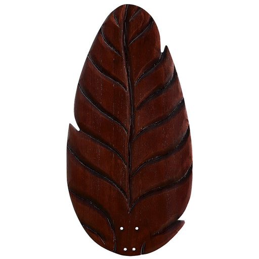 Fanimation Buttonwood 60in 5-Blade Set | Dark Cherry Wood Blades | Damp-Rated Ceiling Fan Blades for Indoor & Covered Outdoor | Model B860DC