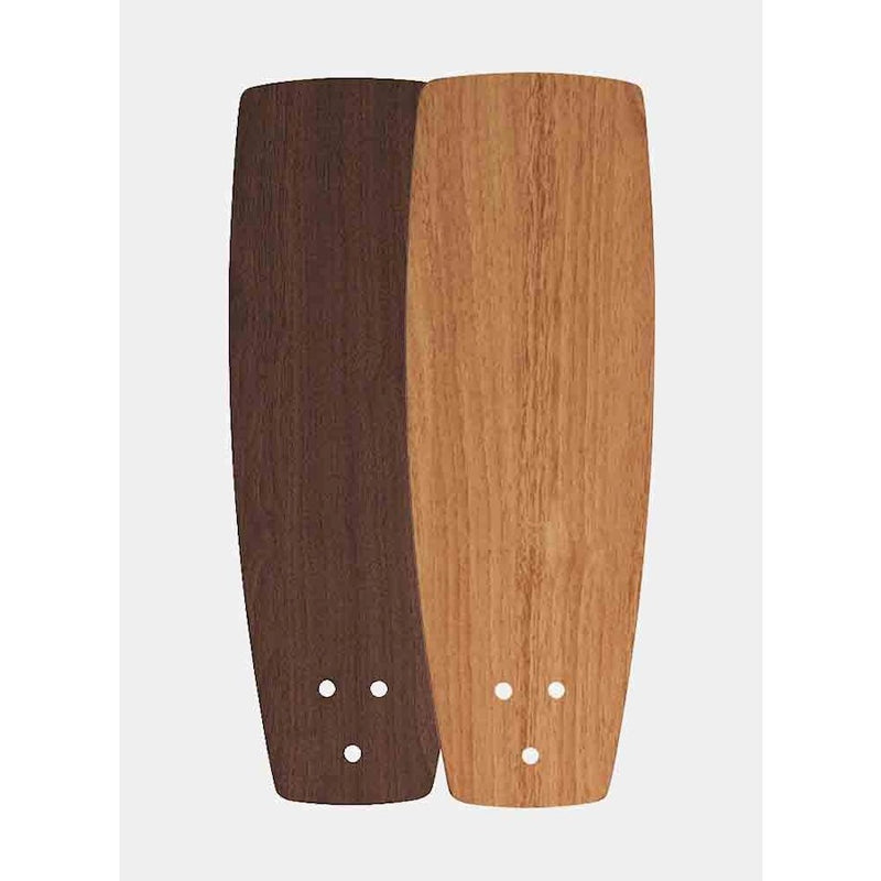 Fanimation 42in 5-Blade Set | Walnut and Light Walnut Plywood | Ceiling Fan Blades for 42in Fans | 17 x 6 x 2 in | Model BEW42WALW