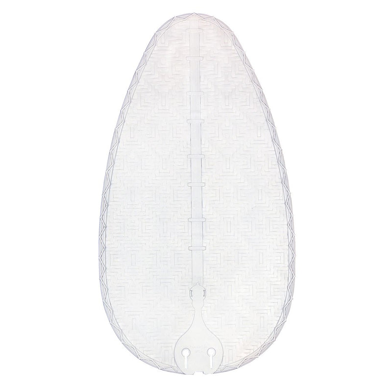 Fanimation BPD4MW 22in Narrow Oval Composite Bamboo Matte White Fan Blades | Set of 5 for 52in Sweep | Wet Rated Indoor & Outdoor | Model BPD4MW