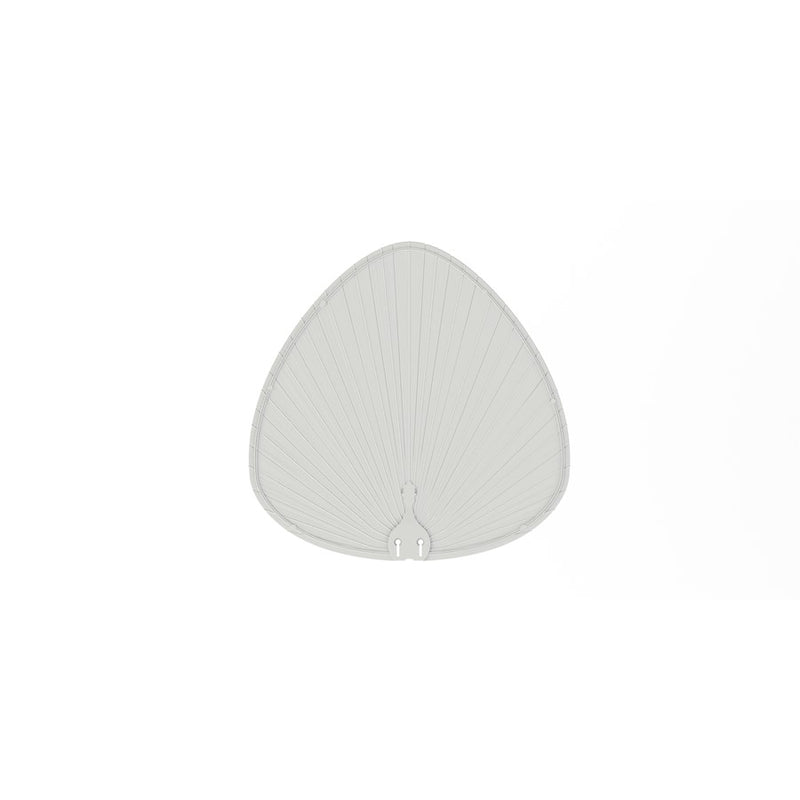 Fanimation BPP1MW 22in Wide Oval Composite Matte White Fan Blades | Set of 5 for 52in Sweep | Wet Rated Indoor & Outdoor | Model BPP1MW