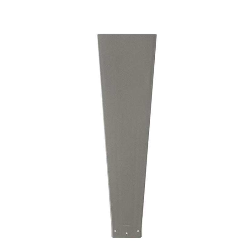 Fanimation Zonix Wet Custom 44in Brushed Nickel Composite Fan Blades | Wet-Rated Indoor & Covered Patio Replacement | Set of 3 | Model BPW4660-44BNW