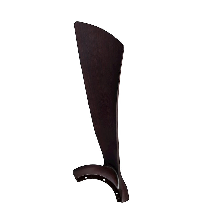 Fanimation Wrap 44in 3-Blade Set | Dark Walnut Composite | Ceiling Fan Blades for Damp Locations | 22 x 7 x 4 in | Model BPW8530-44DWA