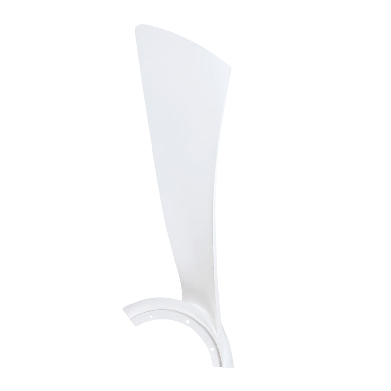 Fanimation Wrap Custom 44in 3-Blade Set | Matte White Composite | Ceiling Fan Blades for Damp Locations | 22 x 7 x 4 in | Model BPW8530-44MW