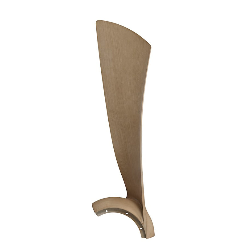 Fanimation Wrap 48in 3-Blade Set | Natural Composite | Ceiling Fan Blades for Damp Locations | 24 x 7 x 4 in | Model BPW8530-48N