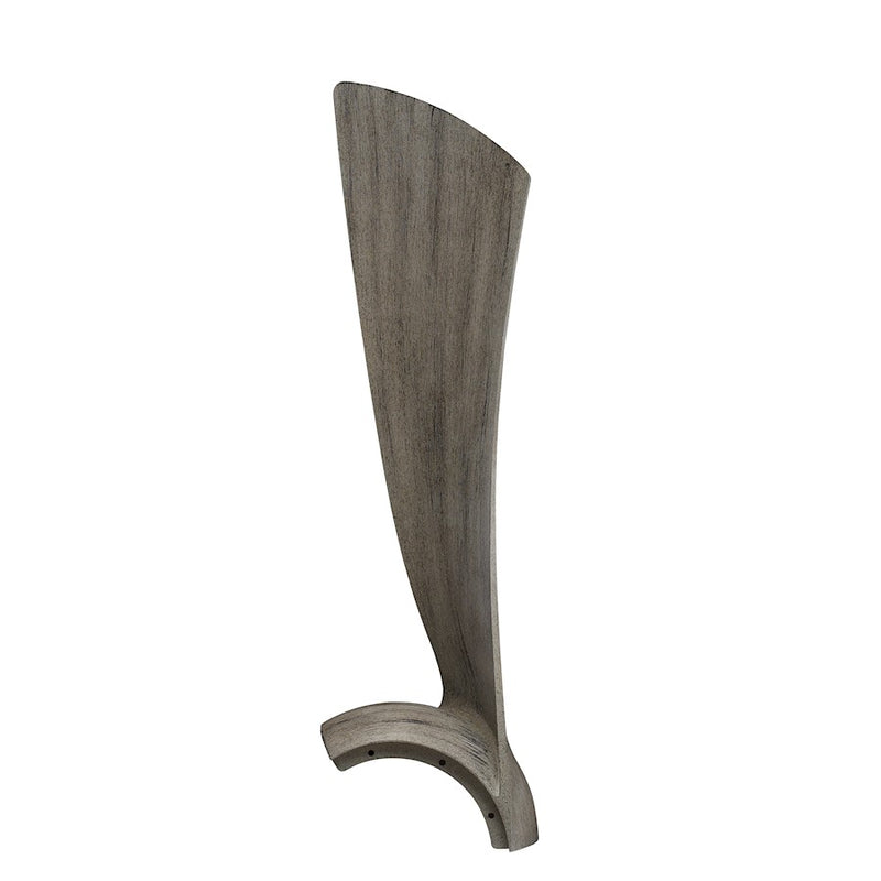 Fanimation Wrap 48in 3-Blade Set | Weathered Wood Composite | Ceiling Fan Blades for Damp Locations | 24 x 7 x 4 in | Model BPW8530-48WE