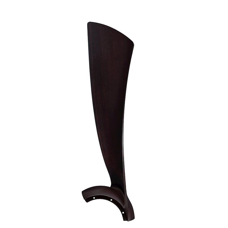 Fanimation Wrap 52in 3-Blade Set | Dark Walnut Composite | Ceiling Fan Blades for Damp Locations | 26 x 8 x 4 in | Model BPW8530-52DWA