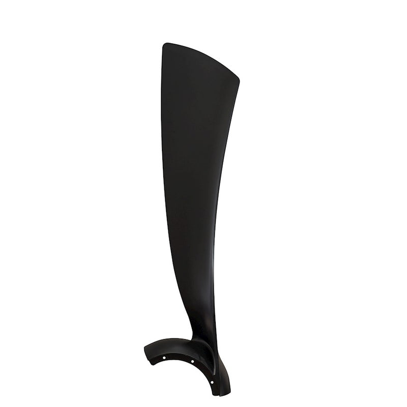 Fanimation Wrap 56in Black Fan Blades Set of 3 | Composite Blades for Damp Locations | Ceiling Fan Replacement | 56in Sweep | Model BPW8530-56BL