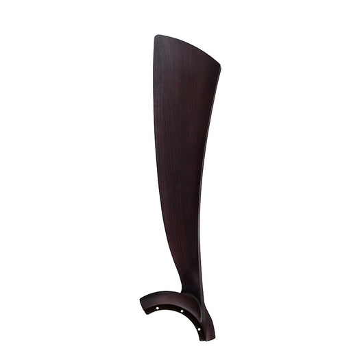 Fanimation Wrap 56in Dark Walnut Fan Blades Set of 3 | Composite Blades for Damp Locations | Ceiling Fan Replacement | 56in | Model BPW8530-56DWA