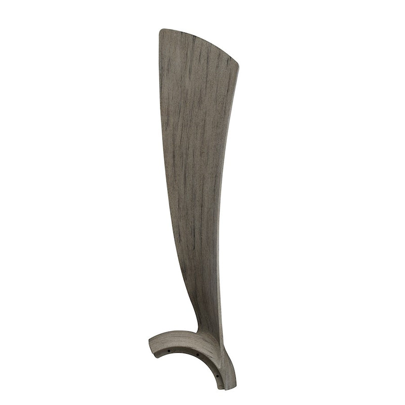 Fanimation Wrap Custom 56in 3-Blade Set | Weathered Wood Composite | Ceiling Fan Blades for Damp Locations | 28 x 8 x 4 in | Model BPW8530-56WE
