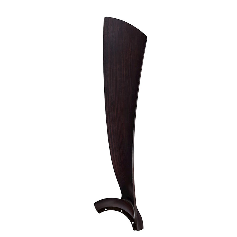 Fanimation Wrap 60in 3-Blade Set | Dark Walnut Composite Fan Blades | Ceiling Fan Replacement Blades | 30 x 8 x 4 in | Model BPW8530-60DWA