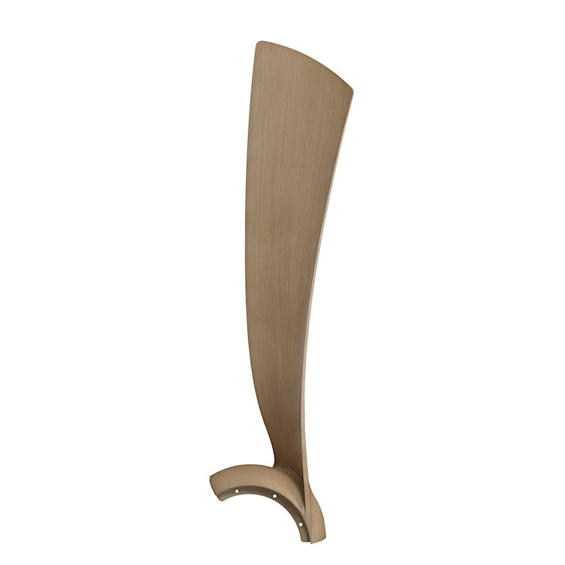 Fanimation Wrap Custom 60in 3-Blade Set | Natural Composite | Ceiling Fan Replacement Blades for Damp Locations | 30 x 8 x 4 in | Model BPW8530-60N