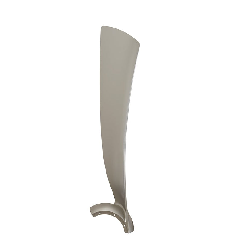 Fanimation Wrap 64in 3-Blade Set | Brushed Nickel Composite Fan Blades | Damp Rated for Covered Patios & Large Rooms | Model BPW8531-64BN