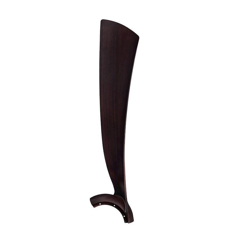 Fanimation Wrap 64in 3-Blade Set | Dark Walnut Composite Fan Blades | Damp Rated for Covered Patios & Large Rooms | Model BPW8531-64DWA