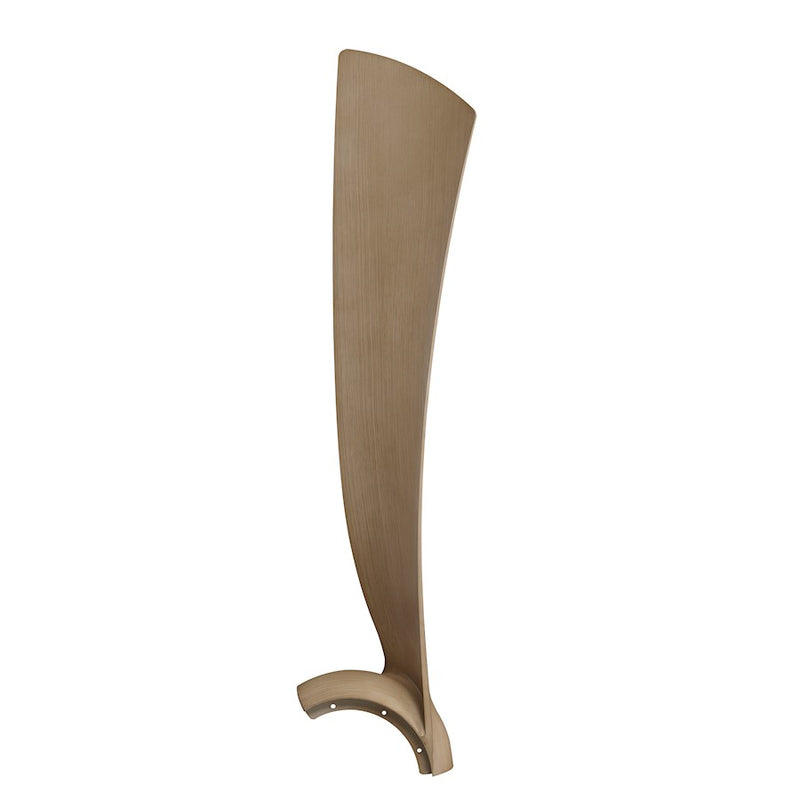 Fanimation Wrap 64in 3-Blade Set Natural Composite | Ceiling Fan Blades for Damp Locations | 32 x 9 x 4 in | Model BPW8531-64N