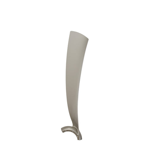 Fanimation Wrap 72in 3-Blade Set | Brushed Nickel Composite | Ceiling Fan Blades for Damp Locations | 36 x 10 x 4 in | Model BPW8531-72BN