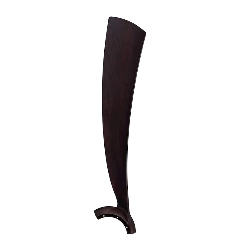 Fanimation Wrap 72in 3-Blade Set | Dark Walnut Composite | Ceiling Fan Blades for Damp Locations | 36 x 10 x 4 in | Model BPW8531-72DWA