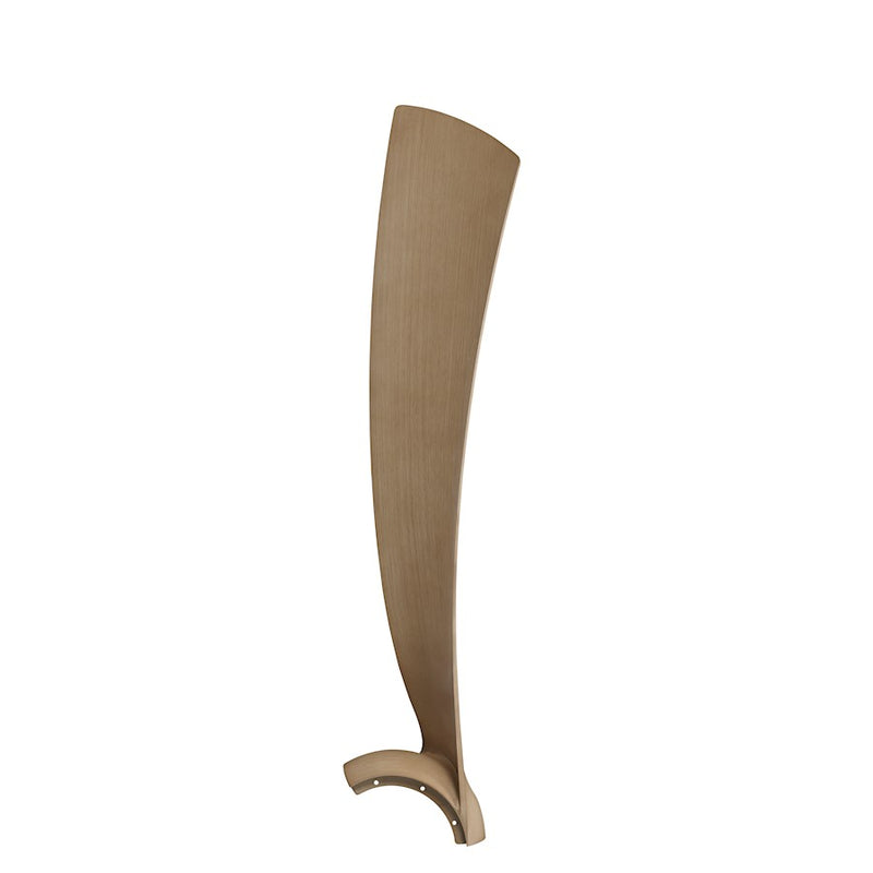 Fanimation Wrap 72in Natural Composite Fan Blades | Set of 3 for 72in Ceiling Fans | Damp Rated Indoor & Covered Patio | Model BPW8531-72N