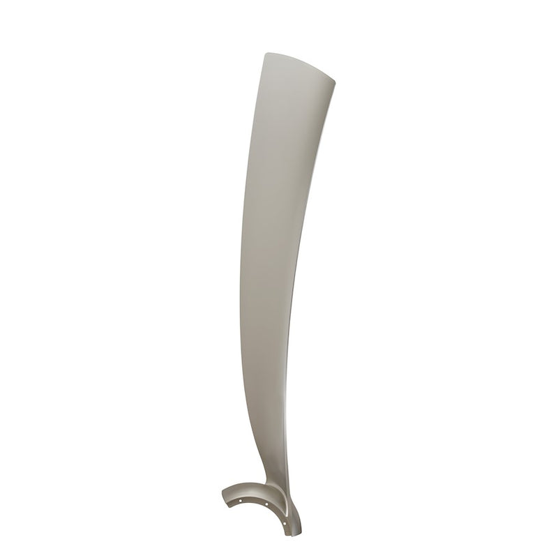 Fanimation Wrap 84in 3-Blade Set | Brushed Nickel Composite | Ceiling Fan Blades for Large Rooms | 84in Sweep | Model BPW8531-84BN