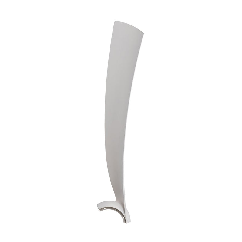Fanimation Wrap 84in White Washed Fan Blades Set of 3 | Composite Blades for Damp Locations | 84in Sweep | Model BPW8531-84WW