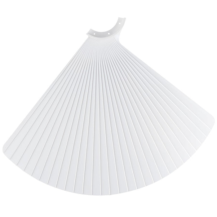 Fanimation TriAire 52" Pleated Ceiling Fan/Set of 3, White/White - BPW8565MWW