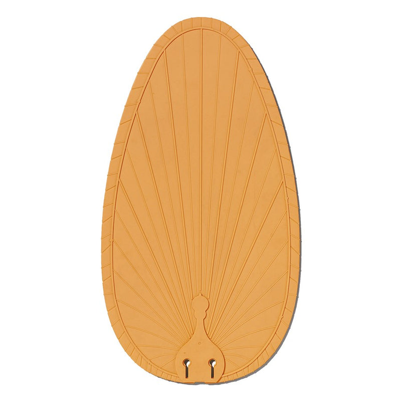 Fanimation Caruso 22in Fan Blades | Natural Palm Composite Blades for Ceiling Fans | Set of 10 for Wet Locations | 22 x 12 x 22 in | Model CABPP4TN