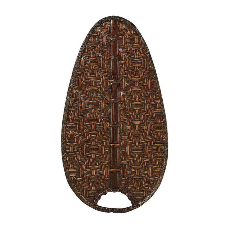 Fanimation Caruso 18in Antique Woven Bamboo Fan Blades | Set of 10 | Damp Rated | 18 x 11 x 18 in | Model CAISD5A