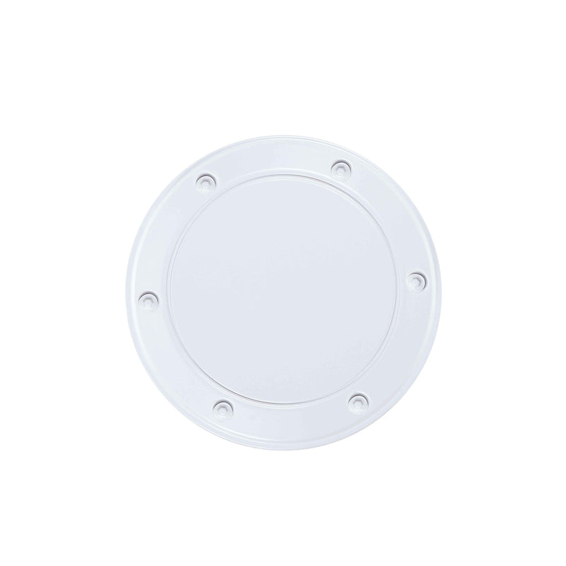 Fanimation Spitfire Decorative Cap 5.13in | Matte White Metal | Covered Patio & Bathroom Ceiling Fan Accent | 5.13 x 5.13 x 0.39 in | Model CAP6721MW