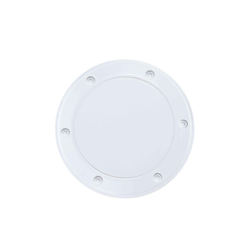 Fanimation Spitfire Decorative Cap 5.13in | Matte White Metal | Covered Patio & Bathroom Ceiling Fan Accent | 5.13 x 5.13 x 0.39 in | Model CAP6721MW