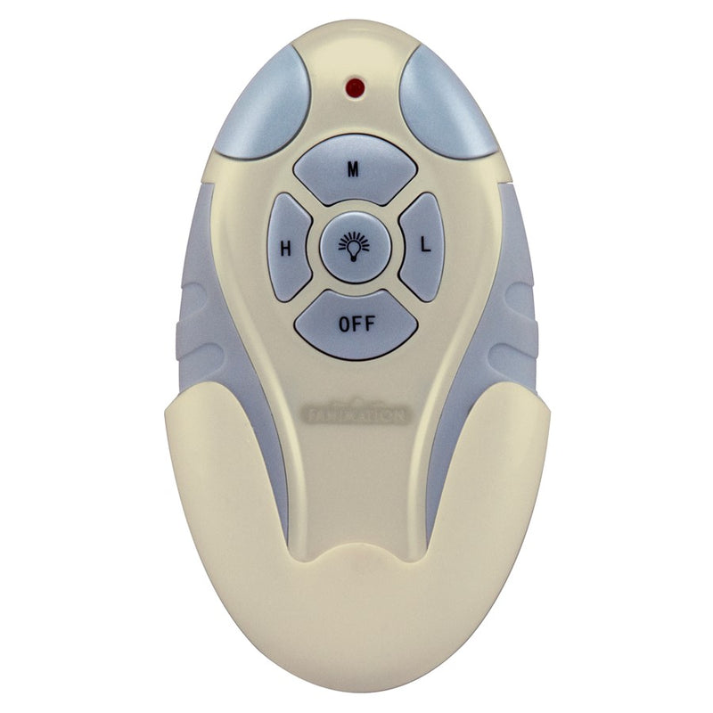 Fanimation CRL4LA Light Almond Remote & Receiver | 3-Speed Fan & Light Control | Bedroom & Living Room | 4.25 x 2.35 x 1 in | Model CRL4LA