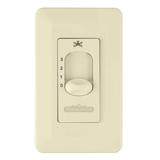 Fanimation CW1LA Wall Control | Light Almond Finish | 3-Speed Non-Reversing | 2.76 x 0.35 x 4.72 in | Model CW1LA