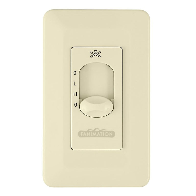 Fanimation Wall Control Fan only/2-speed/Non-Reversible, Light Almond - CW3LA-CA