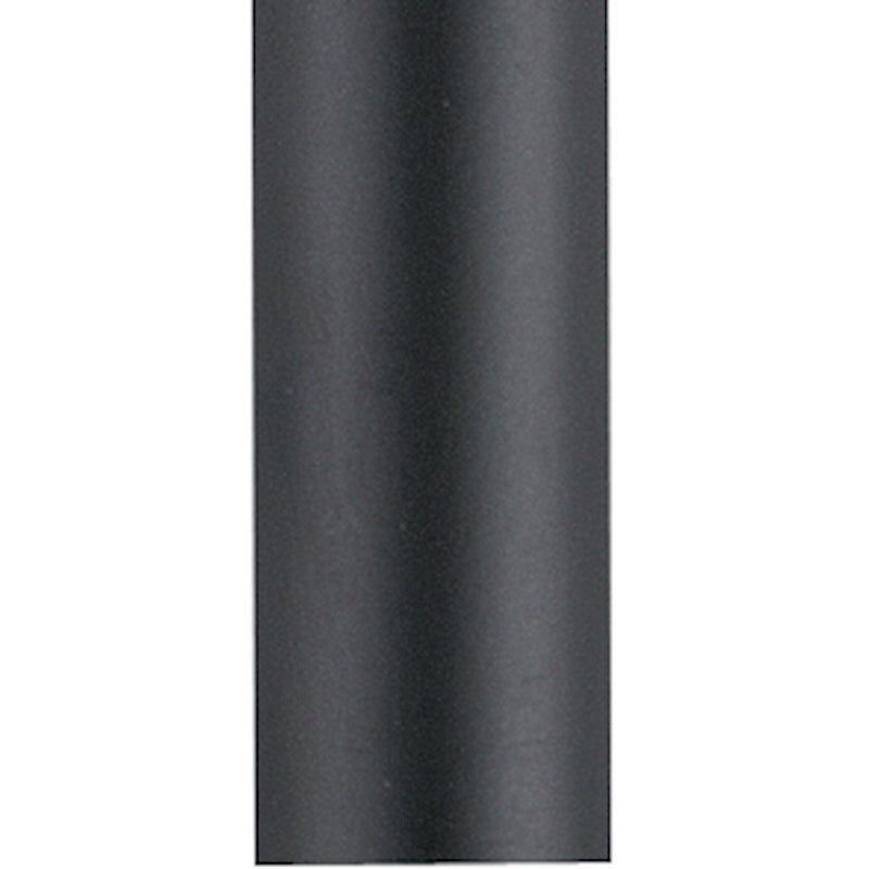 Fanimation 48in Downrod 1in | Black Steel Ceiling Fan Downrod | High Ceilings & Sloped Ceilings | 48 x 1 x 1 in | Model DR1-48BL