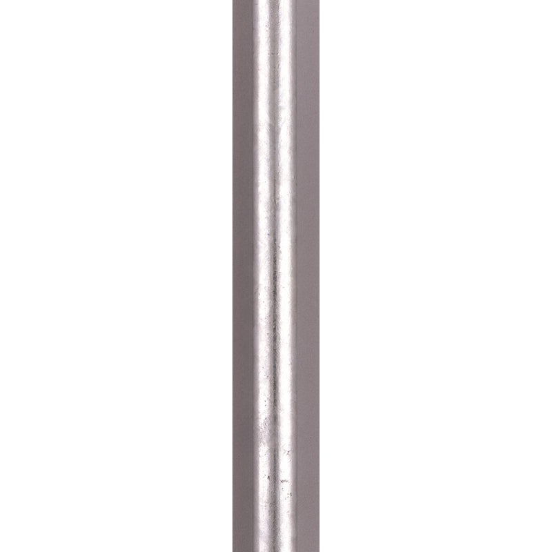 Fanimation 48in Galvanized Ceiling Fan Downrod | 1in Diameter Steel Rod | High Ceilings & Sloped Ceilings | 48 x 1 x 1 in | Model DR1-48GZ