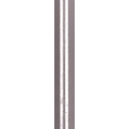 Fanimation 48in Galvanized Ceiling Fan Downrod | 1in Diameter Steel Rod | High Ceilings & Sloped Ceilings | 48 x 1 x 1 in | Model DR1-48GZ