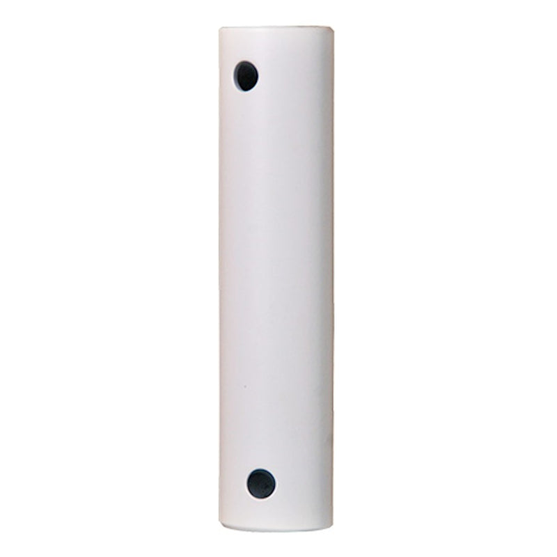 Fanimation Downrods 24in Stainless Steel Downrod | Matte White Finish | Ceiling Fan Mounting Accessory | 24 x 1 x 1 in | Model DR1SS-24MWW