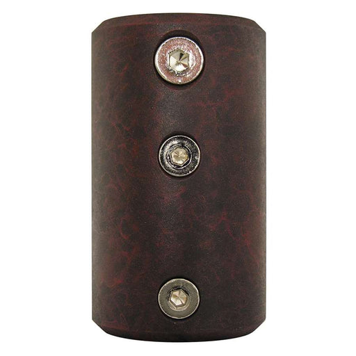 Fanimation Extension Pole Coupler Pewter | Ceiling Fan Downrod Connector | Dry Locations | 3.5in L x 1.5in W x 3.5in H | Model EPCPPW