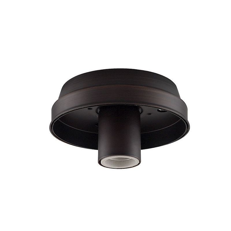 Fanimation my CFL Globe Fitter 6in 1-Light Ceiling Fan Light Kit | Dark Bronze | Kitchen & Bedroom | 6 x 6 x 7 in | Model F2DZ