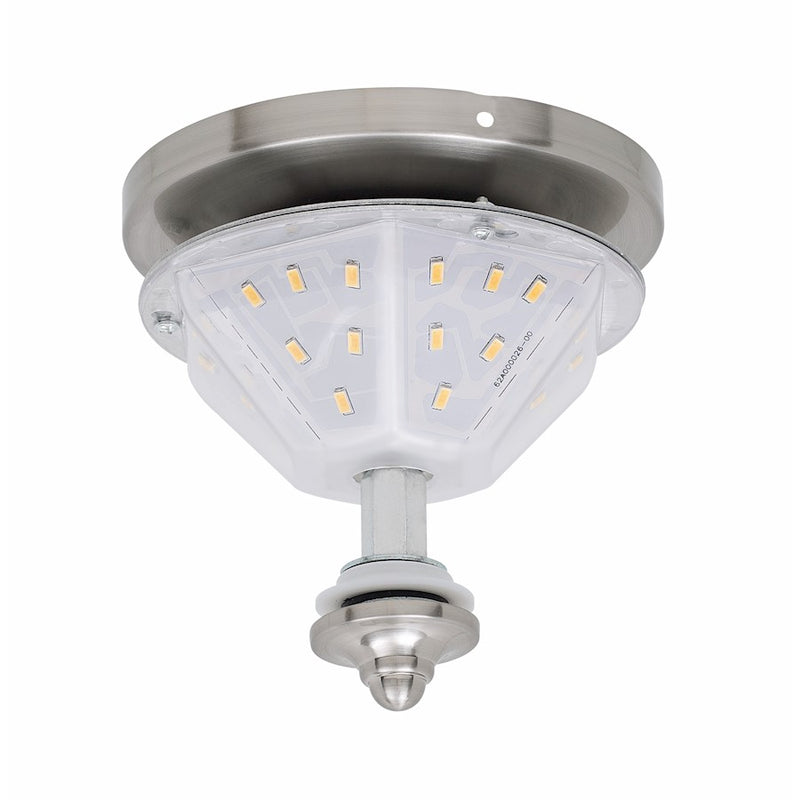 Fanimation my LED Bowl Fitter 7in 1-Light Ceiling Fan Accessory | Brushed Nickel | Damp-Rated Indoor & Covered Patio | 7 x 7 x 6 in | Model F3BN