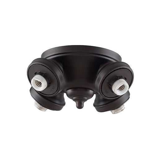 Fanimation my 4-Light Fitter | Dark Bronze Finish | Ceiling Fan Light Kit Accessory | 9.25 x 9.25 x 5.12 in | Model F4DZ