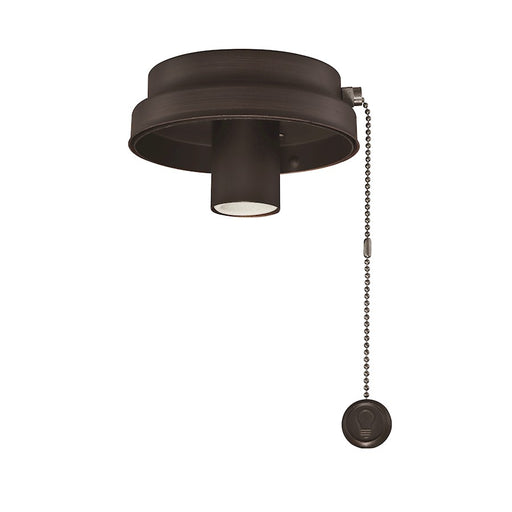 Fanimation Fitters 5in Low Profile Light Kit | Dark Bronze Ceiling Fan Light | Bedroom & Living Room | 5 x 5 x 3 in | Model F6DZ