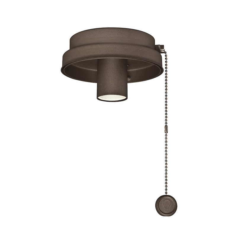 Fanimation Fitters 5in Low Profile Light Kit | Matte Greige Ceiling Fan Light | Bedroom & Living Room | 5 x 5 x 3 in | Model F6GR