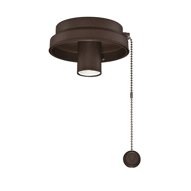 Fanimation Fitters 5in Low Profile Light Kit | Oil-Rubbed Bronze Metal | Ceiling Fan Light | 5 x 5 x 3 in | Model F6OB